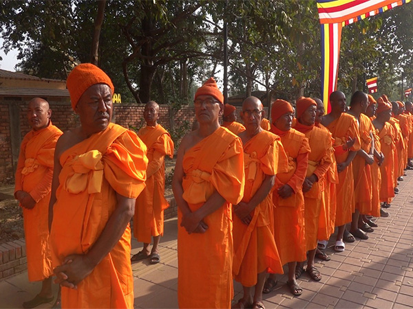 Ordination ceremony for 500 novice monks (Image/ANI)