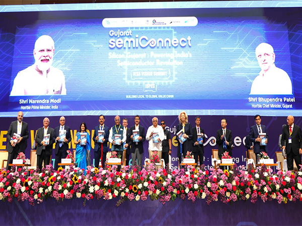 Gujarat Chief Minister Bhupendra Patel at semi-connect conference (Photo/X @Bhupendrabjp)