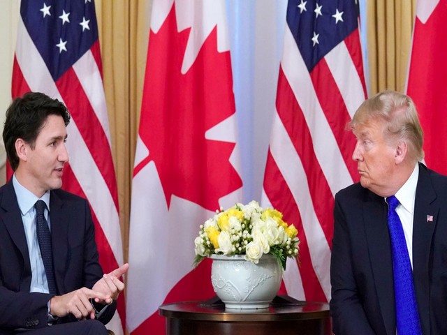 US President Donald Trump and Canadian Prime Minister Justin Trudeau (File Photo/Reuters)