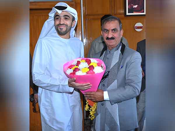    Ambassador of UAE, Abdulnasser Alshaali and Himachal Pradesh CM Sukhvinder Singh Sukhu (Photo/UAE Foreign Ministry)