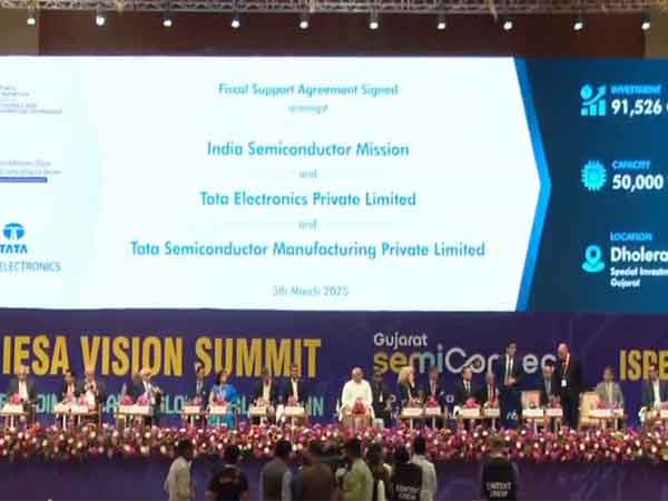 India Semiconductor Mission, Tata Electronics, Tata Semiconductor Manufacturing sign fiscal support agreement for semiconductor fab (Photo/X@)