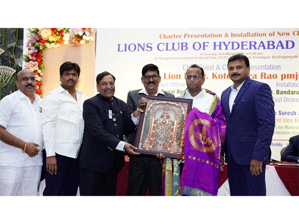 Lions Club of Hyderabad Bhooja Charter Ceremony Marks a New Era of Community Service