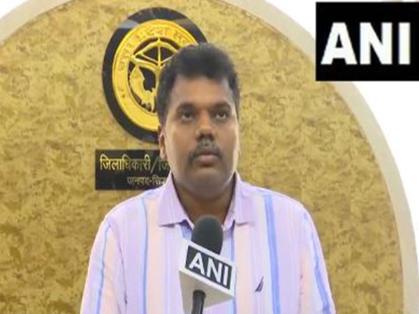 Siddharthnagar DM Dr Rajaganapathy R (Photo/ANI)