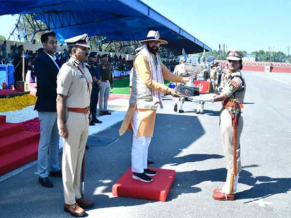 Haryana CM Nayab Singh Saini attends 55th passing out parade and oath-taking ceremony at CRPF Academy (Photo: @crpfindia/X)