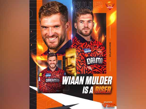 Wiaan Mulder. (Photo- SRH X/@SunRisers)