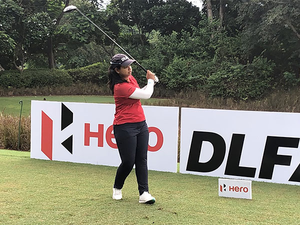 Vani Kapoor in action during 12th leg of Women’s Pro Golf Tour (Image: LET)