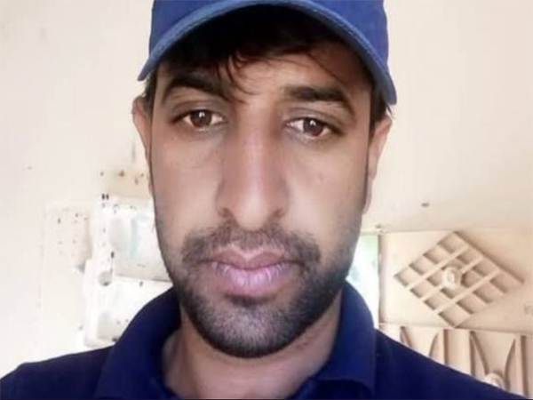 Saeed Baloch, Security guard at Law College. (Photo/@TBPEnglish)