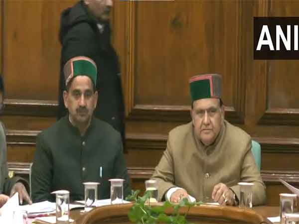 Himachal Pradesh Speaker Kuldeep Singh Pathania holds security meeting (Photo/ANI)