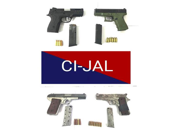 Weapons recovered from the arrested operatives in Punjab (Photo/@DGPPunjabPolice)