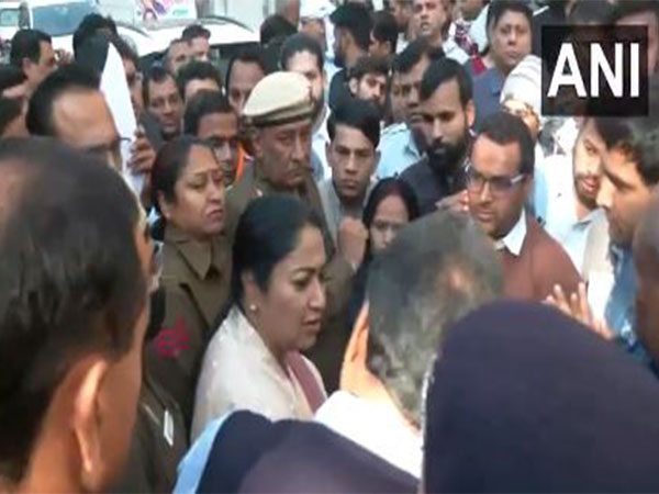 Delhi CM Rekha Gupta meets citizens at her residence.(Photo/ANI)