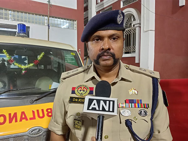 Dr.Kiran Kumar K, IPS, SP, West Tripura district.(Photo/ANI)