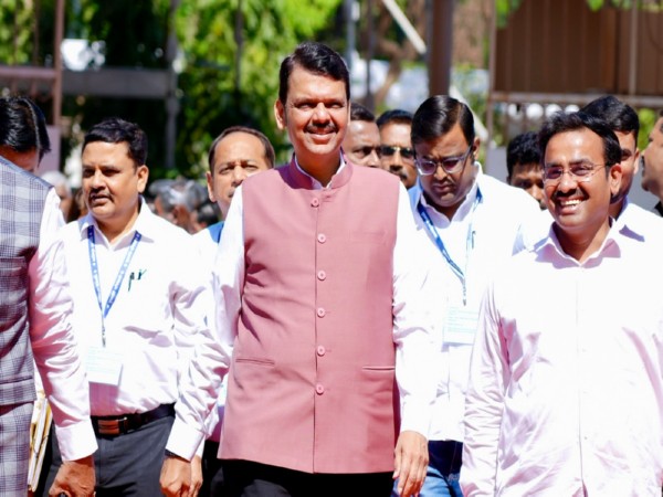 Maharashtra Chief Minister Devendra Fadnavis arrives at Vidhan Bhavan for the Budget session (Image: X@CMOMaharashtra)