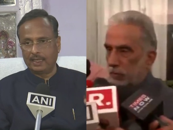 BJP MP Dinesh Sharma & MP Krishan Pal Gujjar (Photo/ANI)