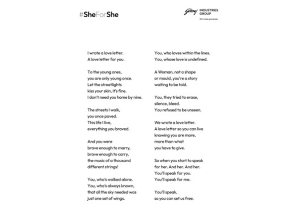Godrej Industries Group’s #SheForShe