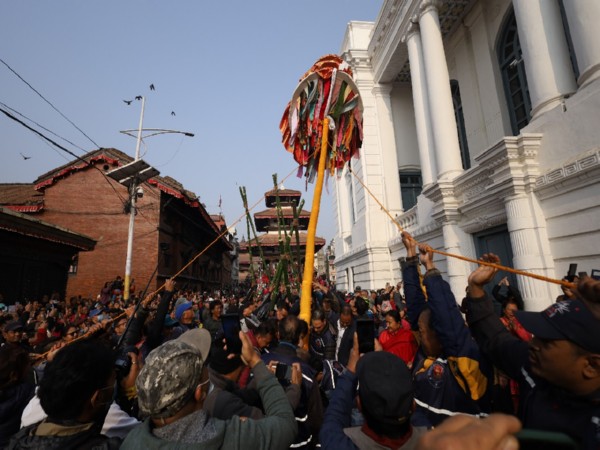 Holi officially begins in Nepal (Photo/ANI)