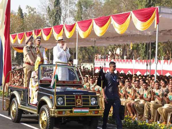 Amit Shah attends CISF raising day parade as chief guest. (Photo/MHA)