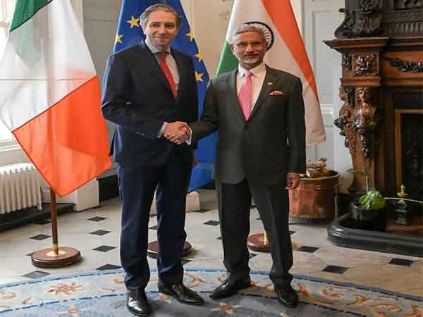 EAM Jaishankar with Foreign Minister of Ireland, Simon Harris (Photo/X@DrSJaishankar)