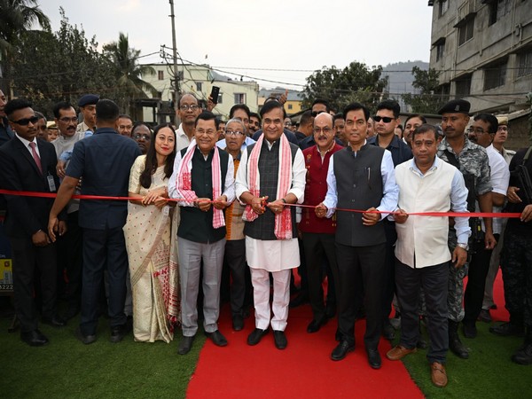 Assam CM inaugurates improved Radha Govinda Barua and Dr Bhupen Hazarika path (Photo/ANI) 