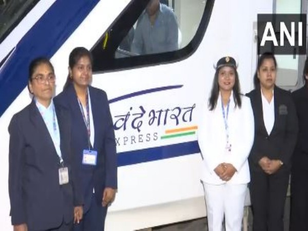 Women crew of the Vande Bharat Express (Photo/ANI)