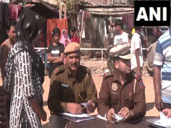 Delhi Police carry out a verification drive against illegal immigrants (Photo/ANI) 