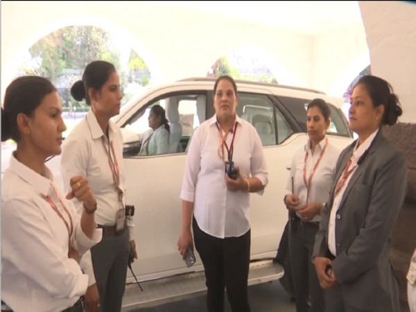 Women in responsibility of CM security (Photo/ANI)  