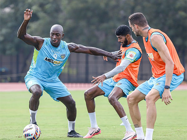  Chennaiyin FC  players in training (Photo: Chennaiyin FC)