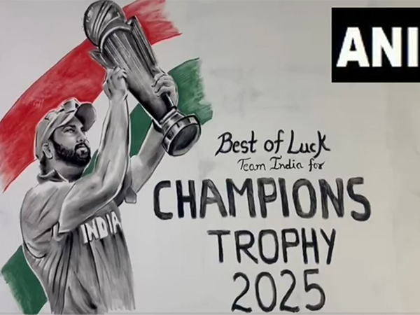 The wall painting by artist Zuhaib Khan (Photo/ANI)