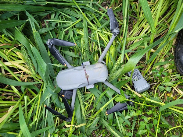 BSF recovers drone on Punjab's Tarn Taran border (Photo/ANI)