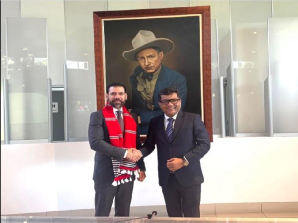 Union Minister of State for External Affairs Pabitra Margherita held talks with Minister Advisor to President, Laureano Ortega Murillo(Photo/@PmargheritaBJP)