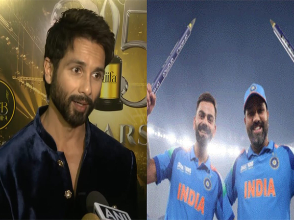 Shahid Kapoor (Photo/ANI)Rohit Sharma and Virat Kohli (Photo/ X/@BCCI)