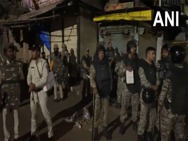 Security heightened after clash broke out in Mhow. (Photo/ANI)