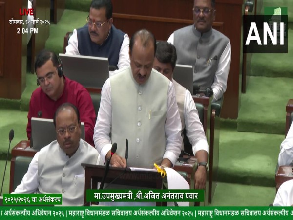 Maharashtra Deputy Chief Minister and Finance Minister Ajit Pawar. (Photo/ANI)