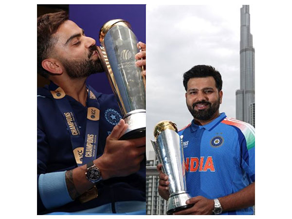 Virat Kohli and India captain Rohit Sharma (Photo: X/@ICC)