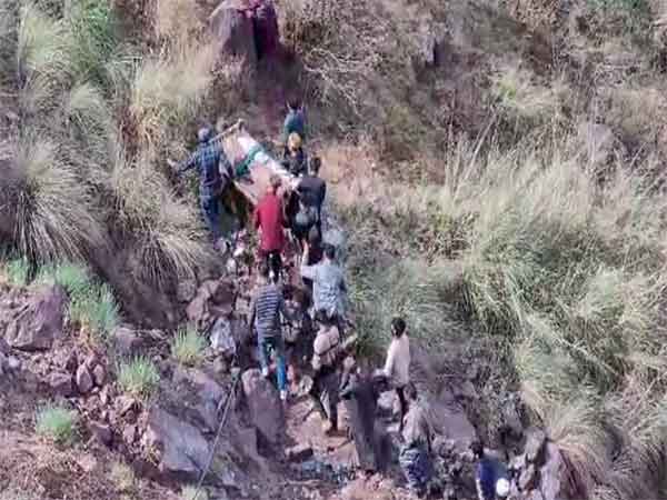 Visuals from the accident site. Photo/ANI)