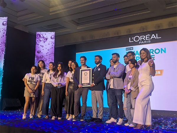 L’Oréal Paris sets a Guinness World Record