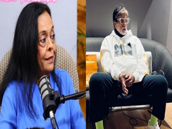 Bharathi S. Pradhan (Photo/ANI) Amitabh Bachchan (Photo/Instagram)