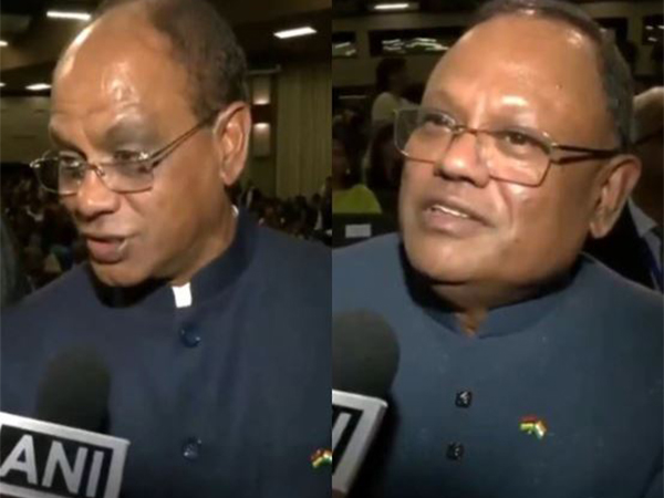 Mauritius MPs Ajay Gunness, Mahend Gungapersad (Photo/ANI)