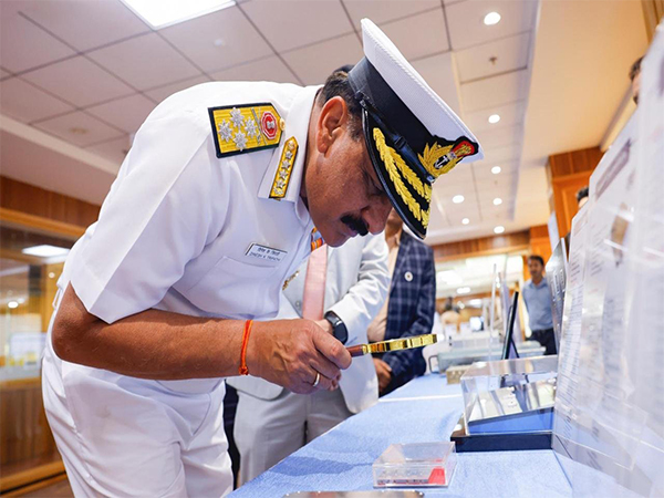 Indian Navy Chief Dinesh K Tripathi (Photo/BEL)