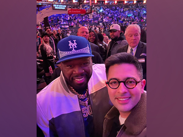 Raghav Chadha, rapper  50 Cent (Photo/instagram/@raghavchadha88)