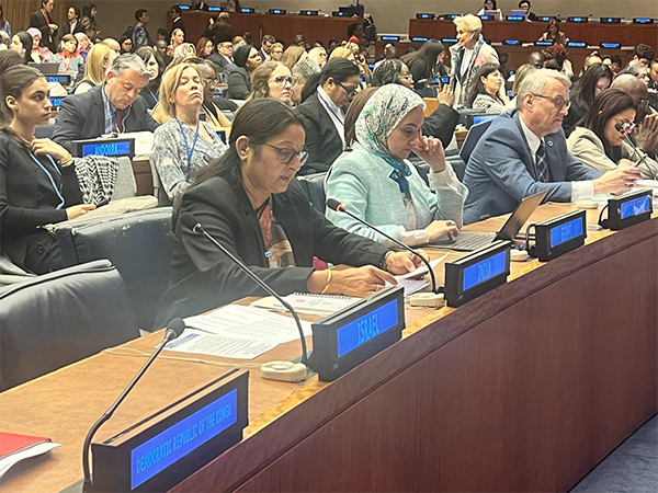 Minister Annapurna Devi delivering remarks at the 69th session of the Commission on the Status of Women (Photo/X@IndiaUNNewYork) 
