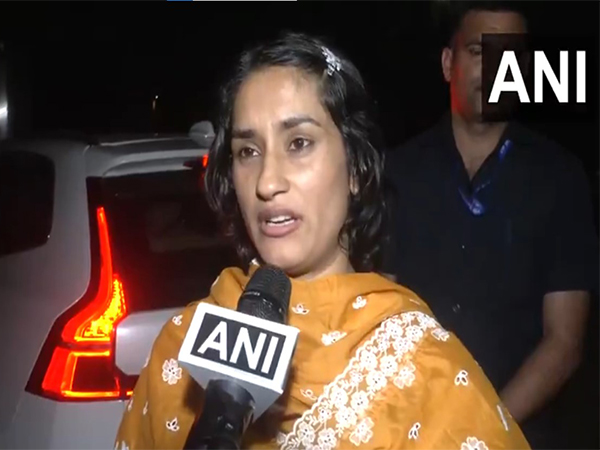 Congress MLA Vinesh Phogat (Photo: ANI) 