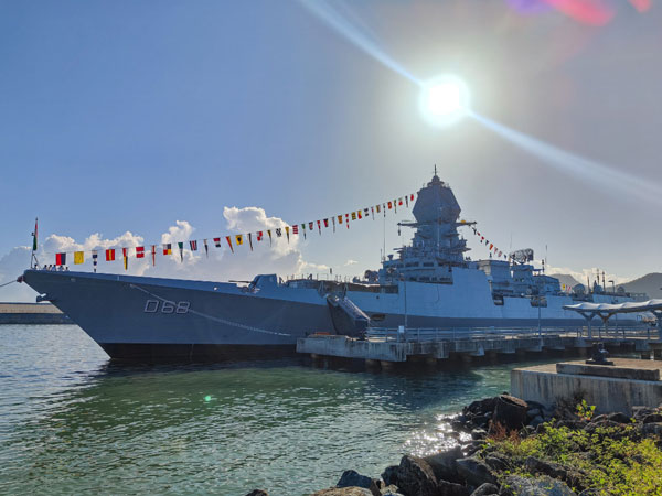 Indian contingent in Navy Day (Image: X@indiannavy)