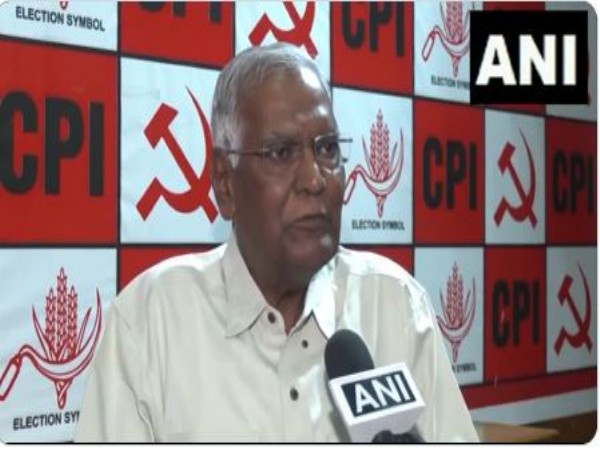 CPI leader D Raja (Photo/ANI)