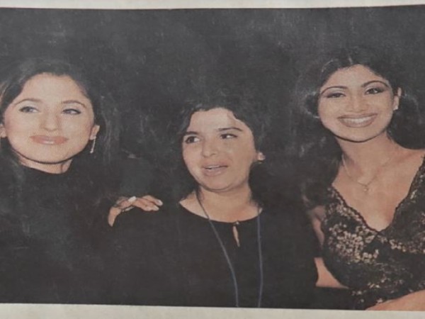 Bollywood celebs Shilpa Shetty, Urmila Matondkar and Farah Khan (Image source: Farah's instagram)