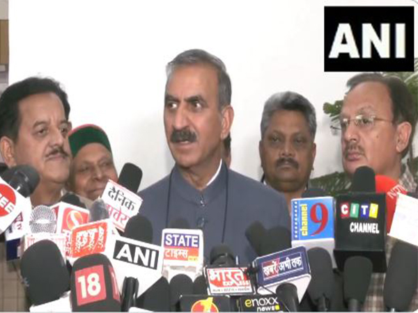 Himachal Pradesh Chief Minister Sukhvinder Singh Sukhu. (Photo/ANI)
