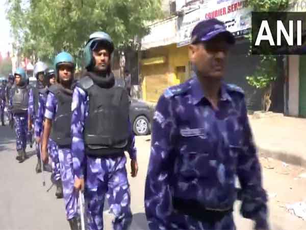 Flag march conducted in various places of Delhi (Photo/ANI) 