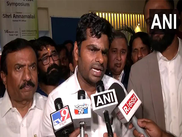 Tamil Nadu BJP Chief K. Annamalai (Photo/ANI)