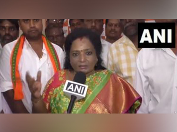Tamil Nadu's BJP leader Tamilisai Soundarajan (Photo/ANI) 