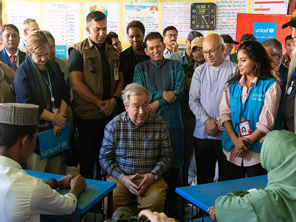 UN Secretary-General António Guterres during his visit to address the Rohingya crisis and ongoing reforms. (Photo: X/ @antonioguterres)
