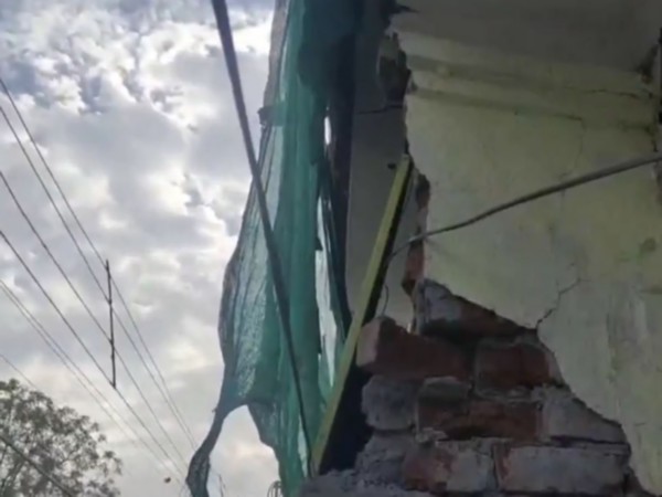 Aftermath of blast at Thakurdwara Temple  (Photo/ANI)